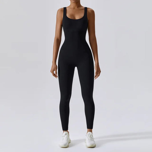 APE Active Ribbed Tummy Support Jumpsuit 